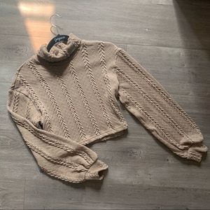 Turtle Neck Crop Top